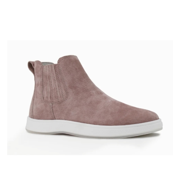aureus Shoes - Pink Hightop Chelsea Boot